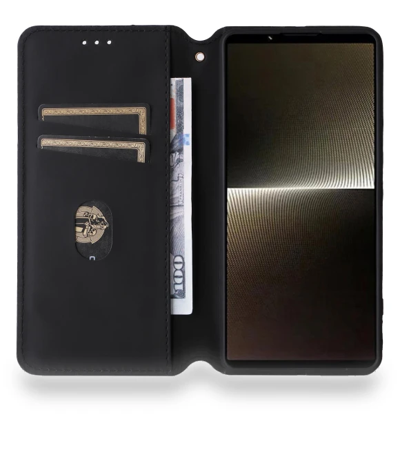 Rhombus Pattern Magnetic Closing Leather Wallet Phone Cover — Flip Cases, Smartwatch 2025