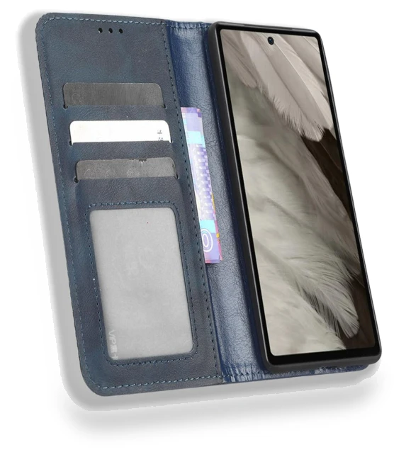 Supporting Stand Wallet Retro Texture Phone Case — Phone Accessories, Smartwatch 2025