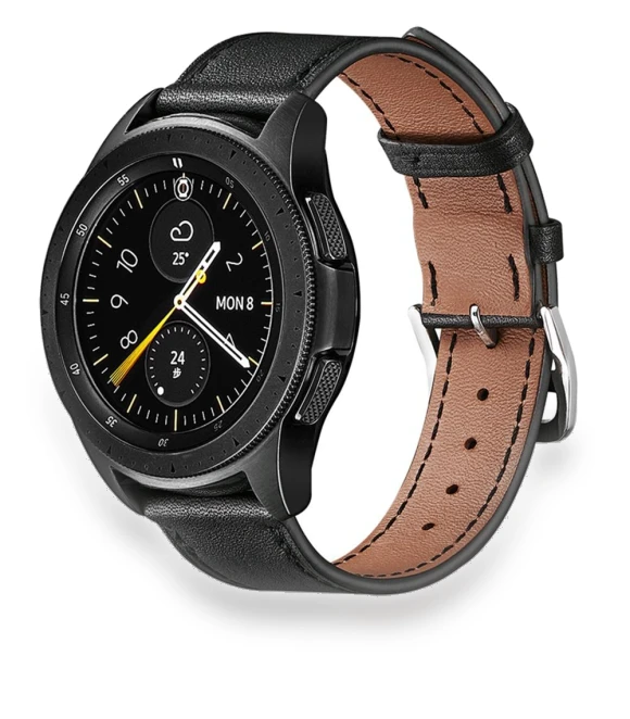 Textured Genuine Leather Replacement Strap — Bands, Smartwatch 2025