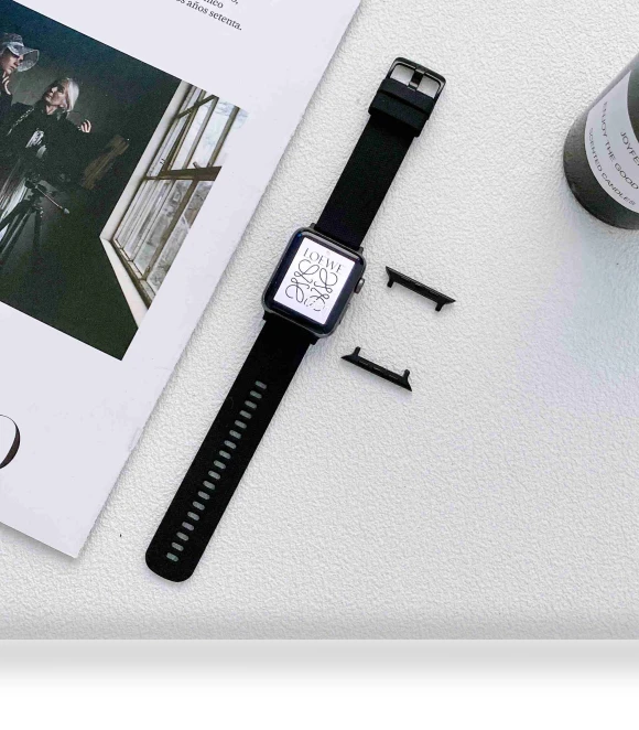 Textured Silicone Smart Watch Band — Smartwatch Straps, Smartwatch 2025