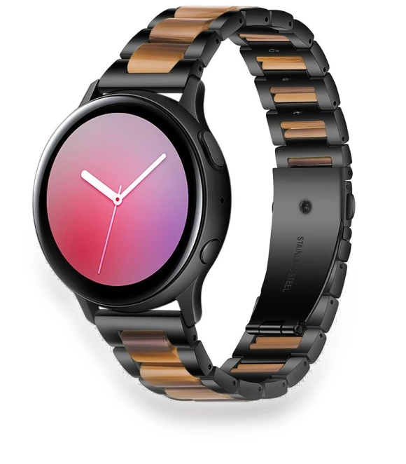 Three Beads Stainless Steel+Resin Strap — Bands, Smartwatch 2025