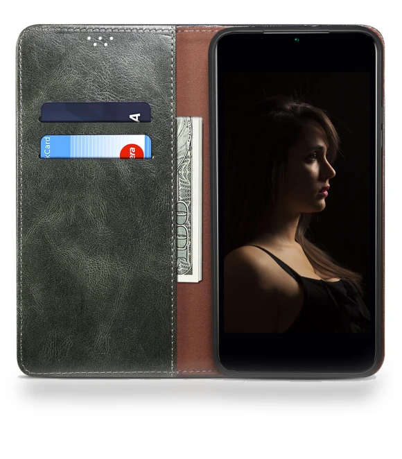 Waxy Crazy Horse Texture Phone Case — Phone Accessories, Smartwatch 2025