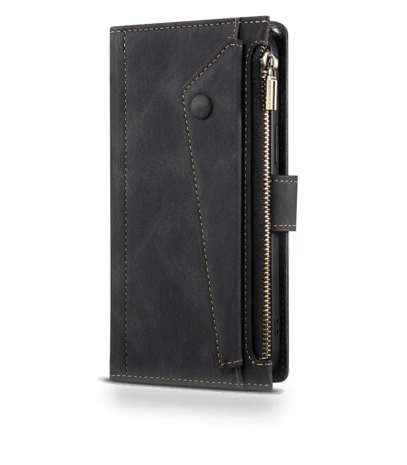 Zipper Pocket Adjustable Stand Wallet Phone Case — Smartwatch Protectors, Smartwatch 2025