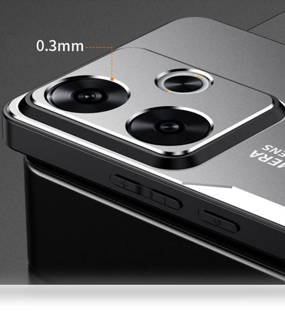 Aluminum Alloy+PC+TPU Shock Absorption Phone Cover — Basic Cases, Smartwatch 2025