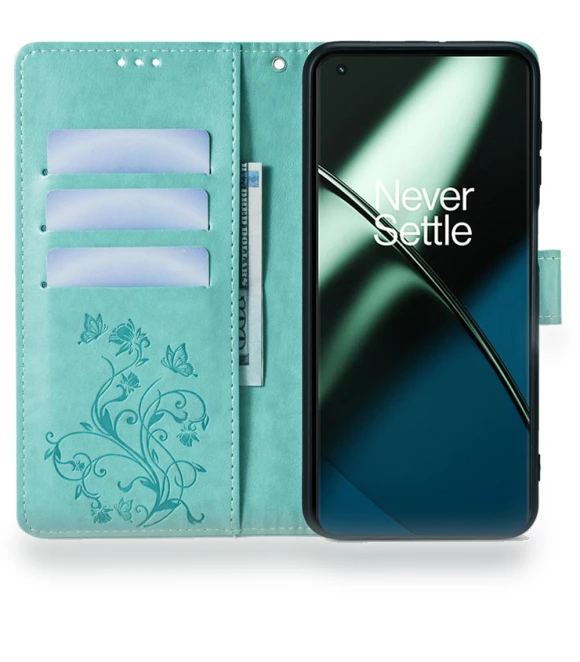 Butterfly Flower Imprinted PU Leather Flip Phone Cover — Flip Cases, Smartwatch 2025