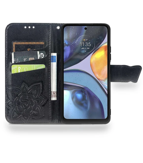 Butterfly Pattern Imprinted Wallet Case — Flip Cases, Smartwatch 2025