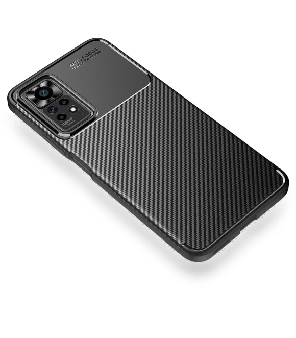 Carbon Fiber Texture Anti-fingerprint Phone Case Protective Cover — Screen Protectors, Smartwatch 2025