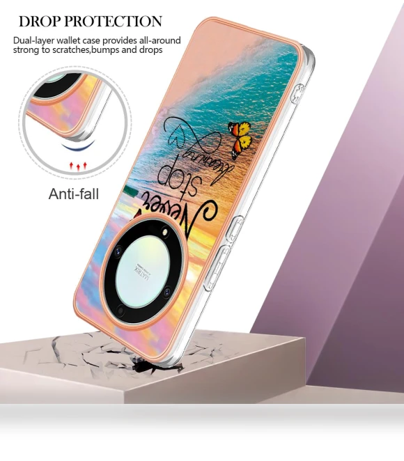 Case with IMD Marble Flower Pattern TPU Mobile Back Cover — Basic Cases, Smartwatch 2025