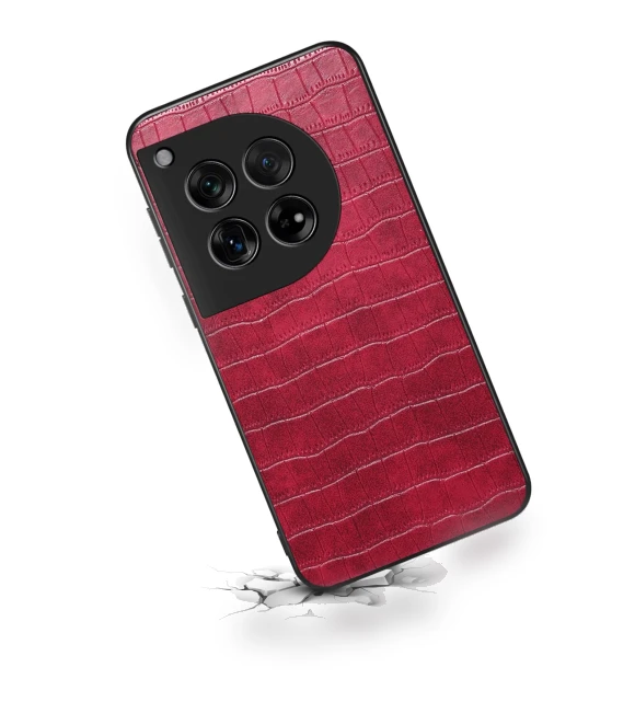 Crocodile Texture Leather Shock-Absorbent Phone Cover — Protective Cases, Smartwatch 2025