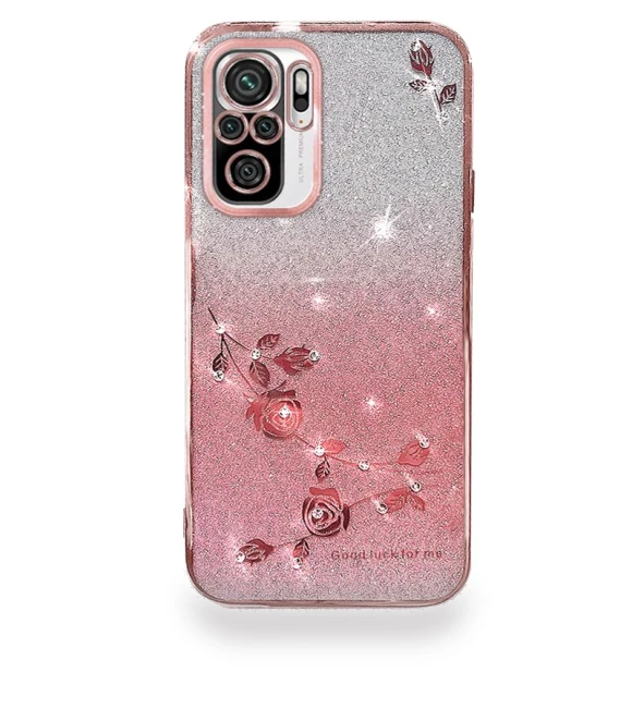 Flower Rhinestone TPU Phone Cover — Mobiles, Smartwatch 2025
