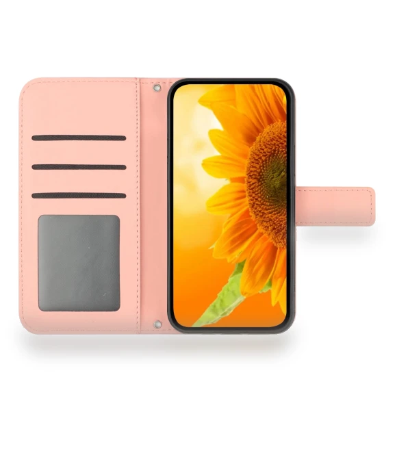 Imprinted Sunflower Smartphone Cover Stand — Phone Accessories, Smartwatch 2025