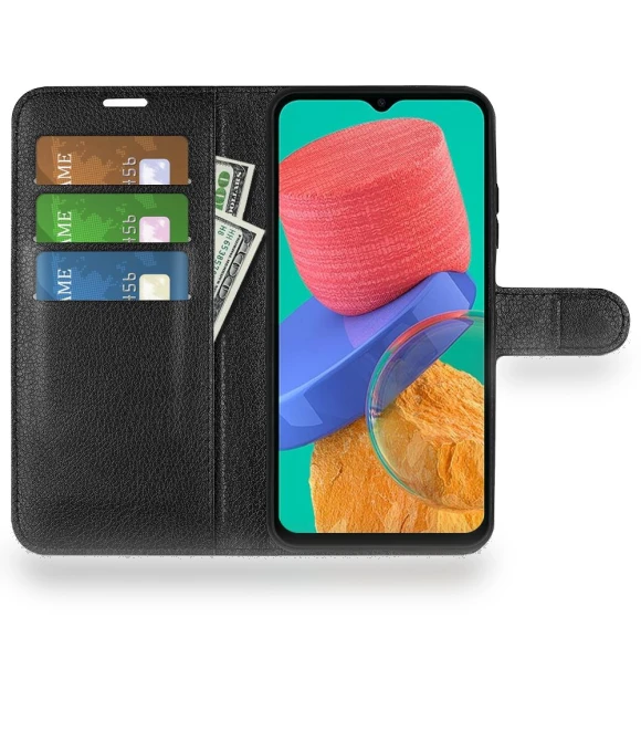 Litchi Texture Leather Case Shockproof Stand Wallet Phone Protective Cover — Phone Accessories, Smartwatch 2025