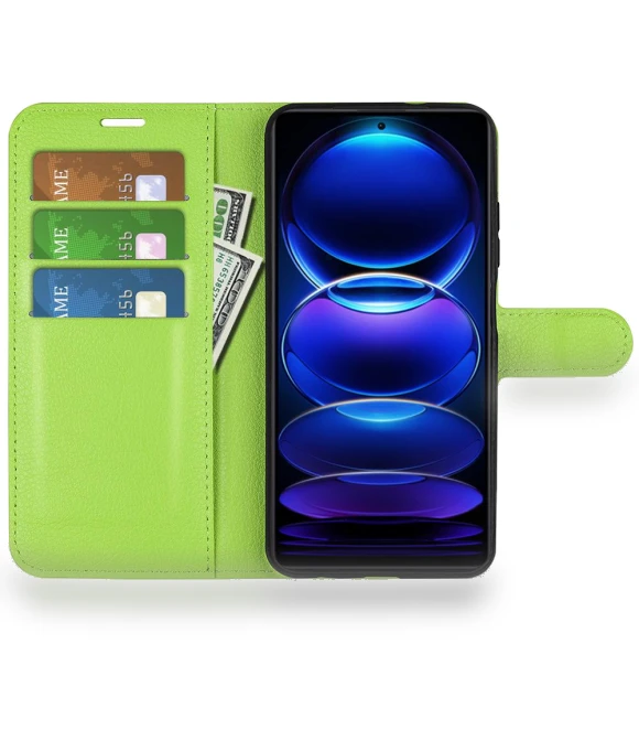 Litchi Texture PU Leather Wallet Phone Stand Cover — Phone Accessories, Smartwatch 2025