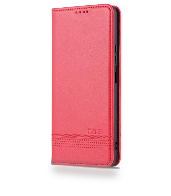 Magnetic Auto-absorbed Textured PU Leather Wallet Stand Protective Phone Case Cover — Flip Cases, Smartwatch 2025