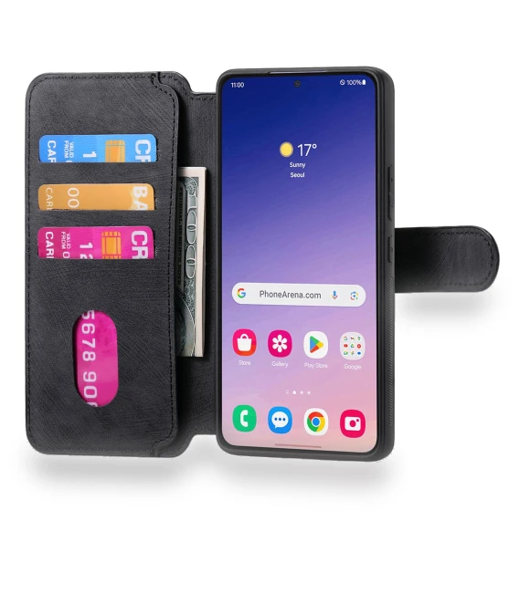 Magnetic Detachable Leather Phone Wallet Cover — Smartwatch Protectors, Smartwatch 2025