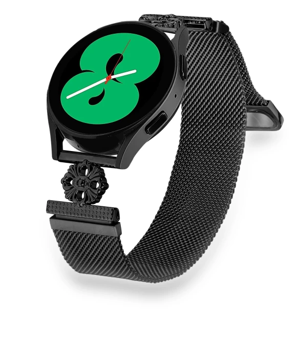 Milanese Band Flower Stainless Steel Magnetic Mesh Watch Strap — Bands, Smartwatch 2025