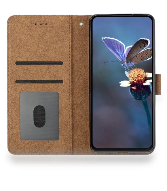 PU Leather Butterfly Imprinted Stand Shell Wallet Phone Case — Flip Cases, Smartwatch 2025