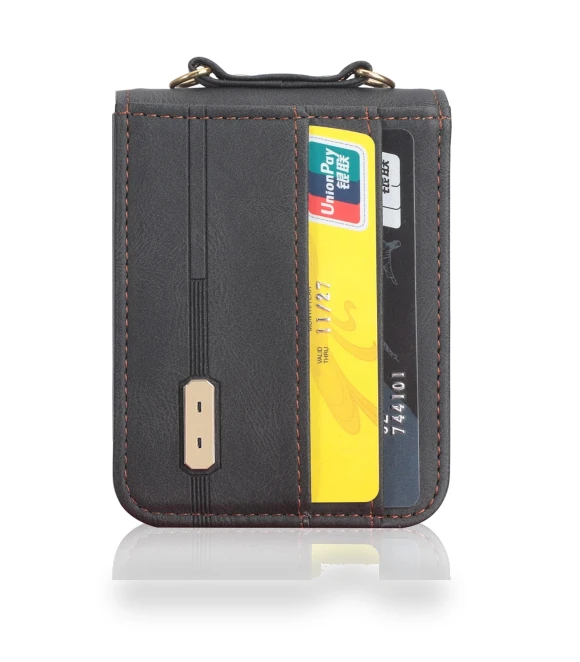 PU Leather Case with Card Holder — Flip Cases, Smartwatch 2025
