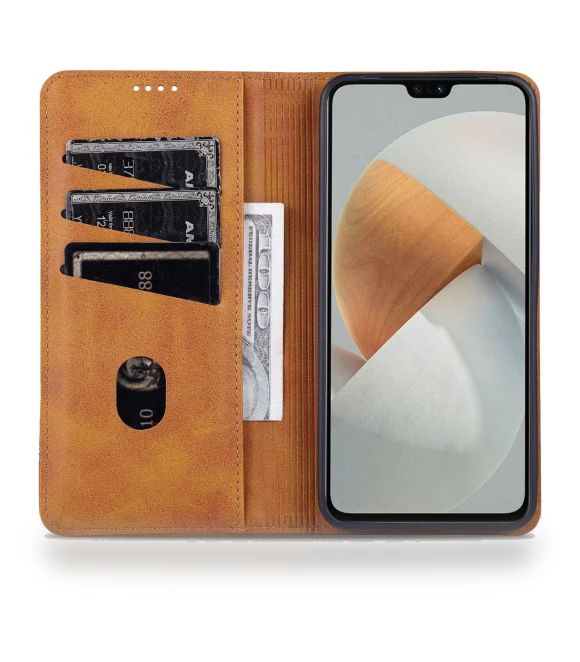 PU Leather Wallet Case Stand — Flip Cases, Smartwatch 2025