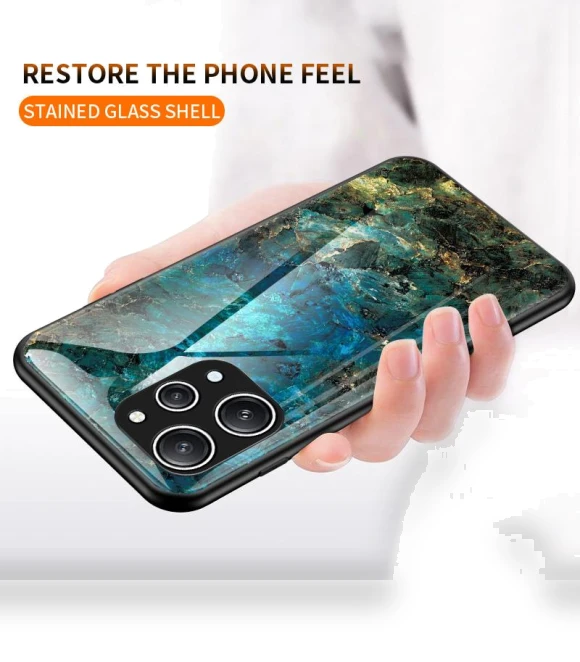 Shockproof Hybrid Case with Tempered Glass — Screen Protectors, Smartwatch 2025