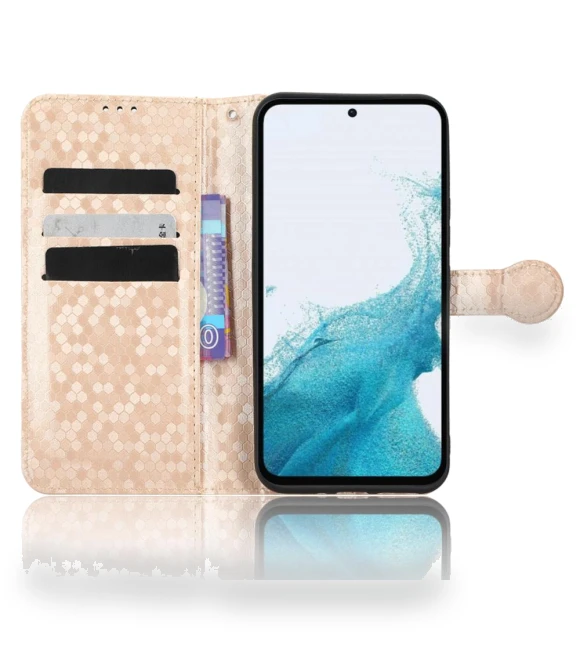 Shockproof Wallet Stand Dot Pattern Imprinted Phone Cover — Phone Accessories, Smartwatch 2025