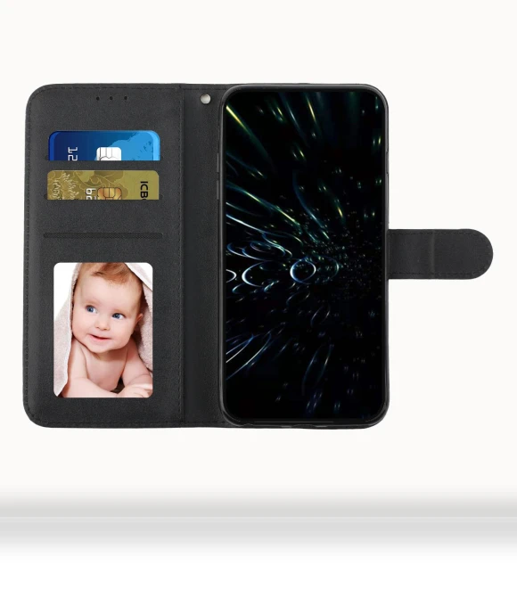 Smartphone Case Anti-Scratch PU Leather Magnetic Clasp Wallet Stand Cover — Smartwatch Protectors, Smartwatch 2025