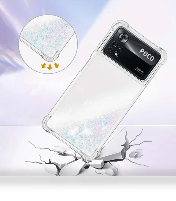 TPU Case Glitter Quicksand Shockproof Phone Back Cover — Screen Protectors, Smartwatch 2025