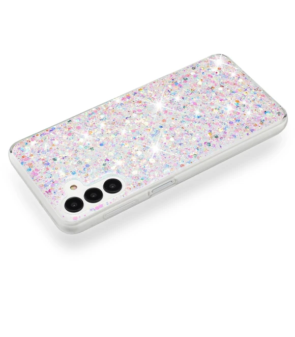 Anti-Scratch Phone Cover Epoxy Glittery Powder TPU Phone Case — Phone Accessories, Smartwatch 2025