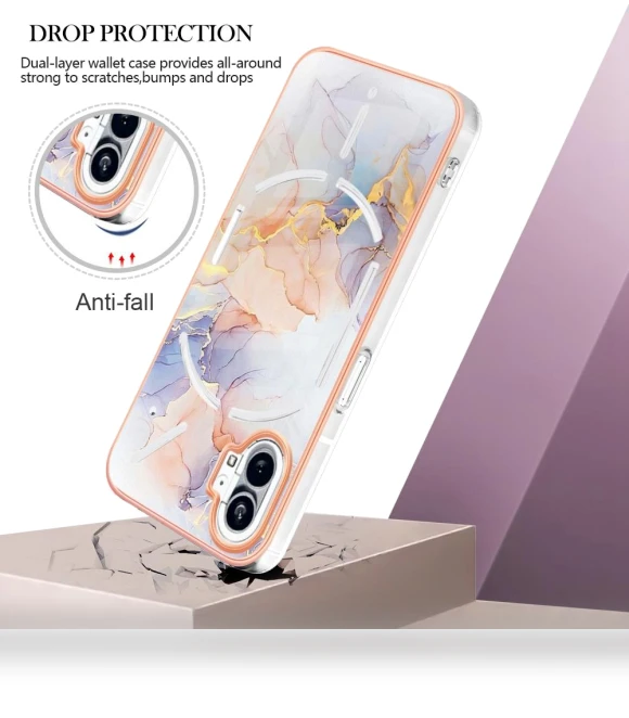 Case with IMD Marble Flower Pattern — Basic Cases, Smartwatch 2025