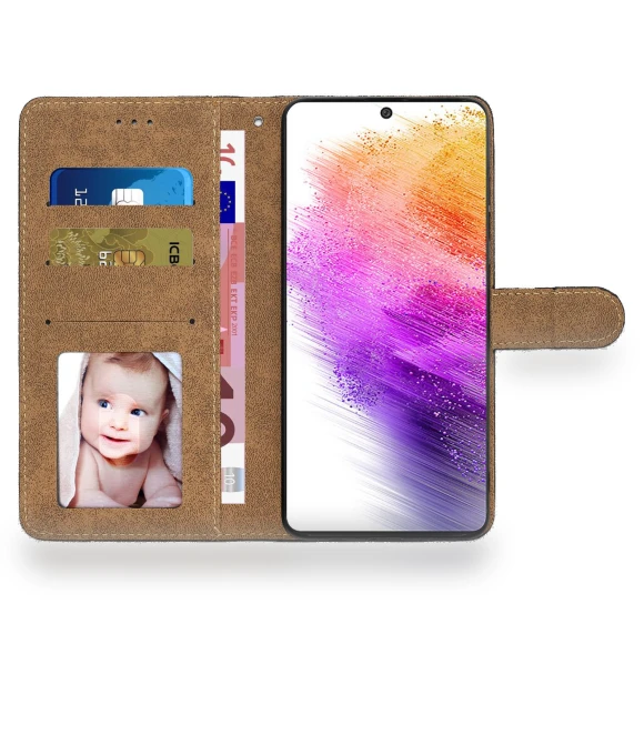 Crazy Horse Texture Wallet Case — Phone Accessories, Smartwatch 2025