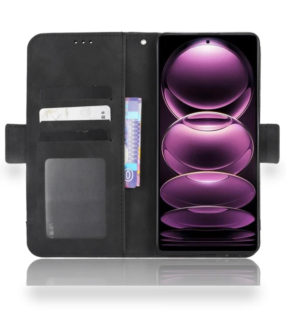 Dual Magnetic Clasp Phone Cover with Viewing Stand and Multiple Card Slots — Phone Accessories, Smartwatch 2025