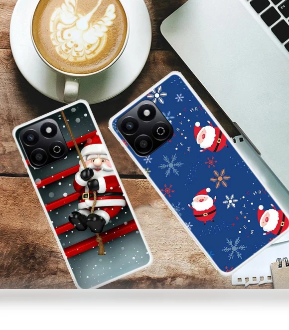 Festive Christmas Pattern Protective Phone Case — Protective Cases, Samrtwatch Bands Straps