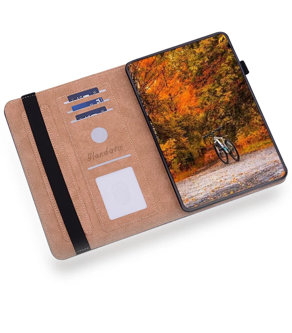 Flip Stand Leather Tablet Cover — Protective Cases, Smartwatch 2025