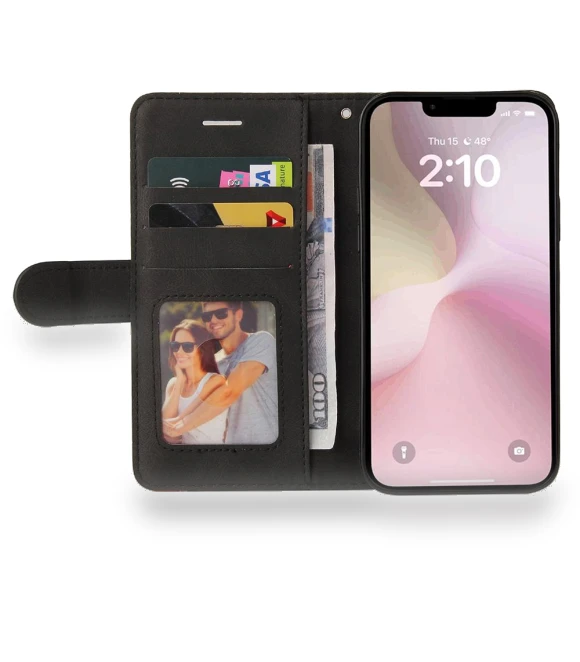 Leather Case Wallet Stand — Phone Accessories, Smartwatch 2025