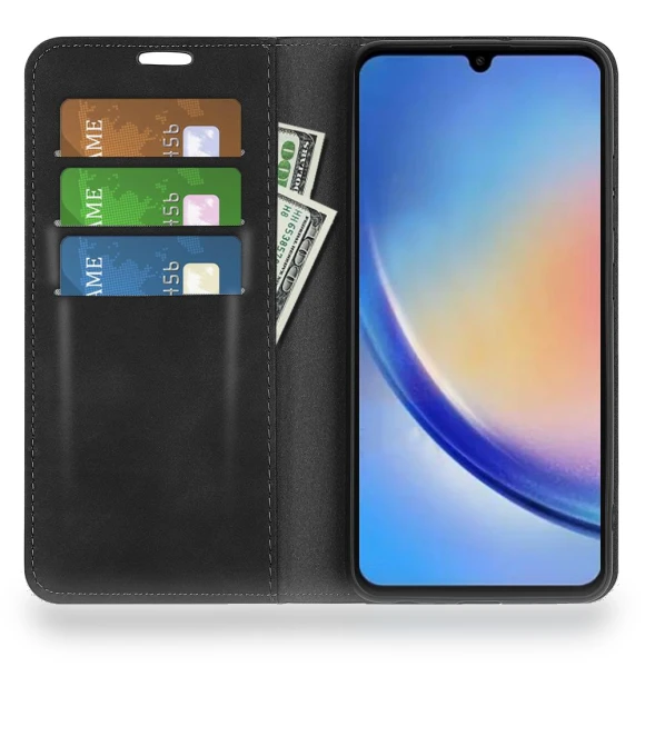 Leather Wallet Case with Flip Stand — Flip Cases, Smartwatch 2025