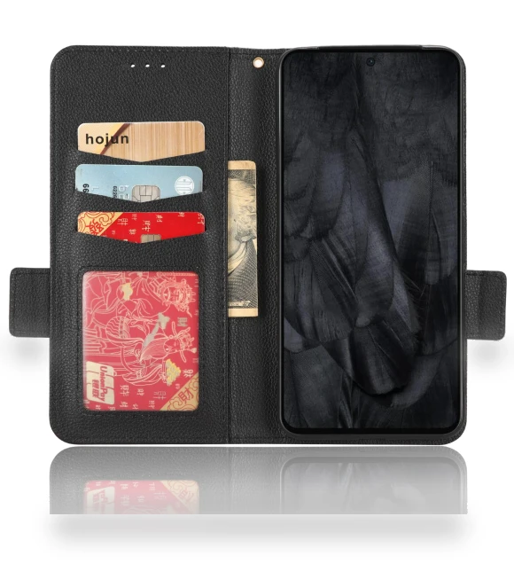 Litchi Texture Wallet Case — Phone Accessories, Smartwatch 2025
