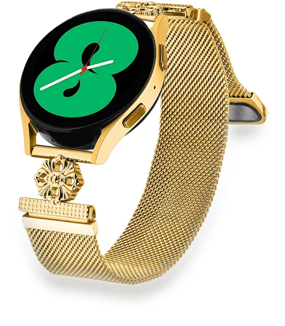 Milanese Band Flower Stainless Steel Magnetic Mesh Watch Strap — Smartwatches, Smartwatch 2025
