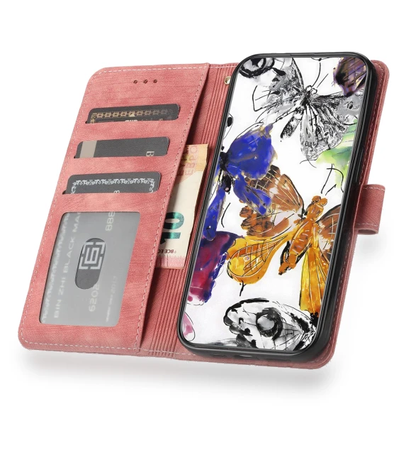 PU Leather Butterfly Imprinted Stand Wallet Case — Phone Accessories, Smartwatch 2025