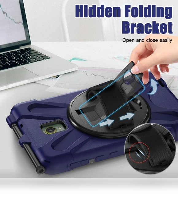 Rotary Kickstand Case with Hand Strap — Keyboard Cases, Smartwatch 2025