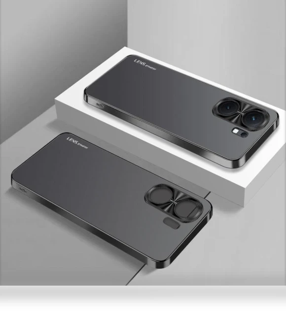 Shockproof Phone Case with Electroplating Metal Frame — Basic Cases, Smartwatch 2025