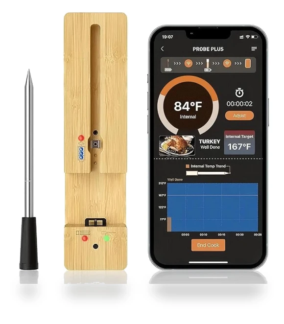 Wireless Smart Meat Thermometer — Grill Thermometers, Leisure outdoor
