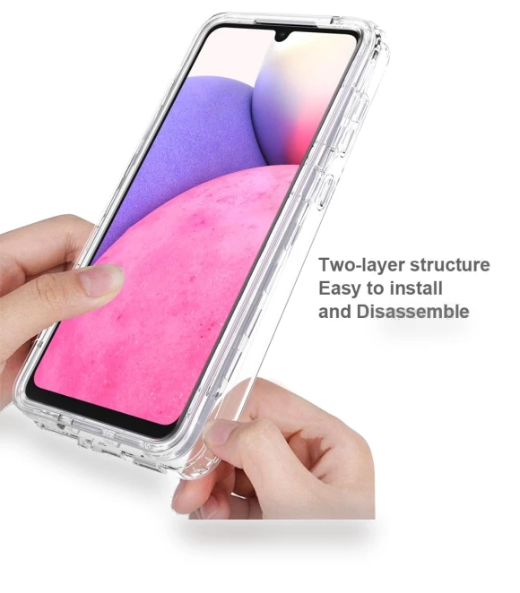 3-in-1 PC+TPU Hybrid Phone Case — Screen Protectors, Smartwatch 2025
