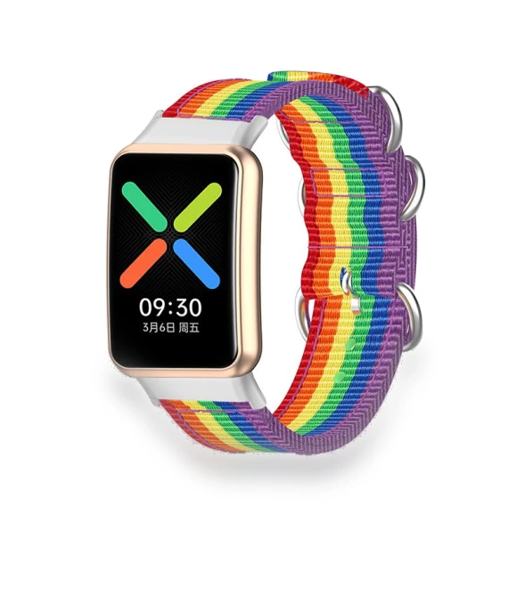 Adjustable Nylon Bracelet Smart Watch Band — Bands, Smartwatch 2025