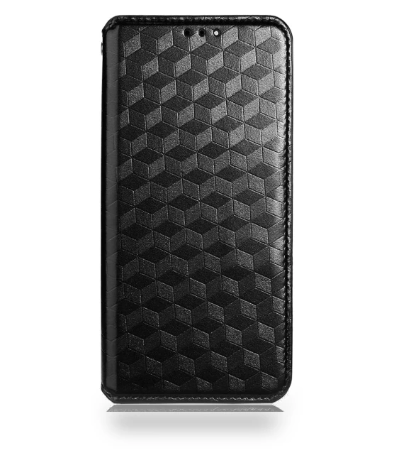 Adjustable Stand Rhombus Imprinted Case with Magnetic Closure — Flip Cases, Smartwatch 2025