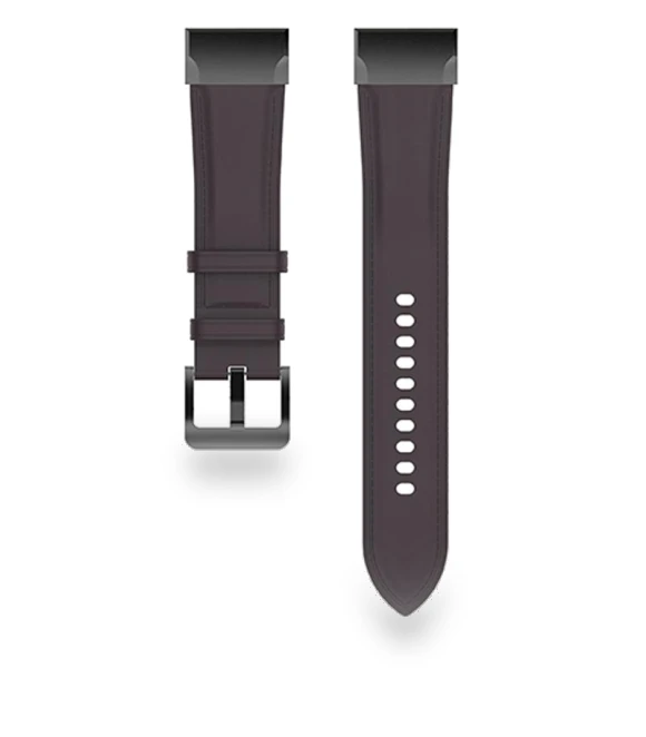 Adjustable Watch Strap Genuine Leather Smart Watch Band with Buckle — Bands, Smartwatch 2025