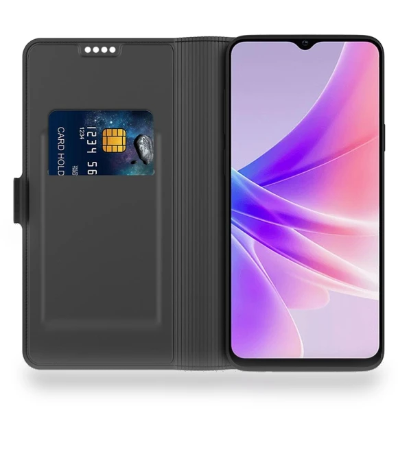 Anti-drop PU Leather Phone Case with Dual Magnetic Clasp Card Holder Stand — Basic Cases, Smartwatch 2025