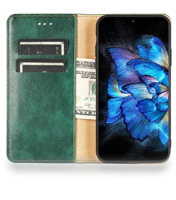 Anti-Scratch Stand Case Magnetic Closing Anti-drop PU Leather Wallet Phone Cover — Smartwatch Protectors, Smartwatch 2025