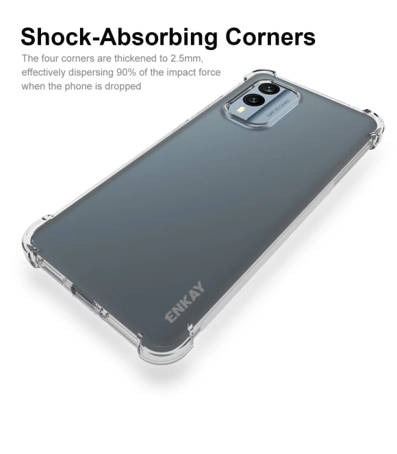 Anti-slip Strip Edge Ultra Clear Thickened Corners Shockproof TPU Phone Cover — Basic Cases, Smartwatch 2025