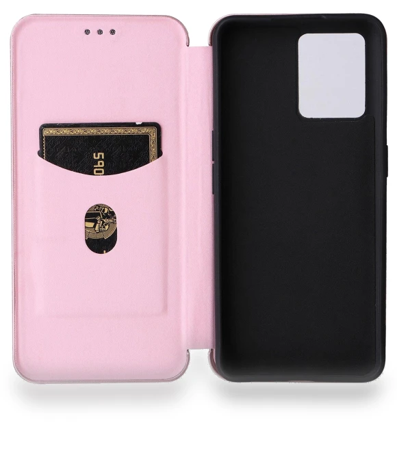 Carbon Fiber Texture PU Leather All-Inclusive Anti-Fall Case with Magnetic Auto-absorbed Stand and Card Holder — Phone Accessories, Smartwatch 2025
