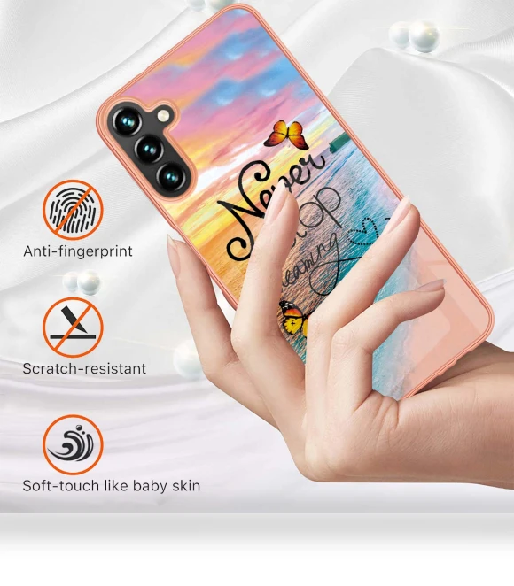 Case with IMD Marble Flower Pattern — Bumpers, Smartwatch 2025